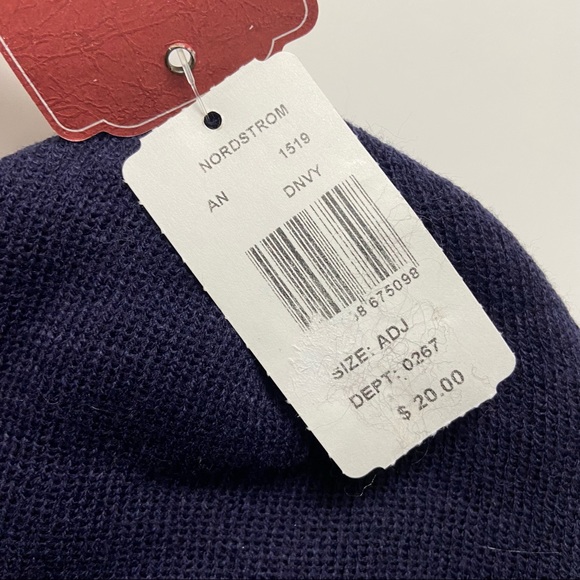 American Needle Navy Basic Knit Beanie Hat - Picture 6 of 6